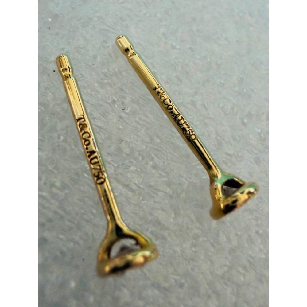 Tiffany & Co. Peretti Diamonds by the Yard® Earrings in 18k Yellow Gold 0.10 Ct - Picture 8 of 10